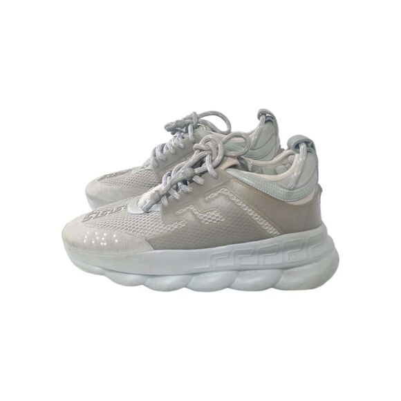 Versace Chain Reaction Sneakers Mens Shoes Size 42, US 9 Gray main image 12